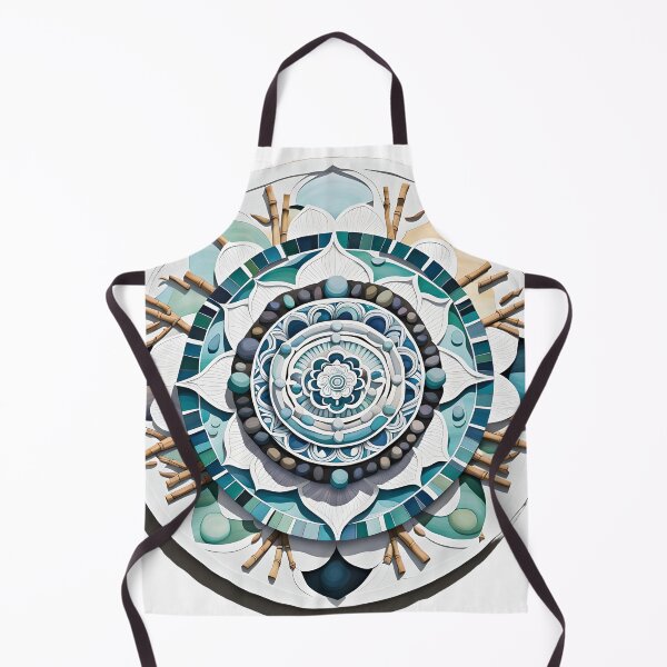 Item preview, Blue Zen Mandala and Layered Stone designed and sold by MandalasShops.