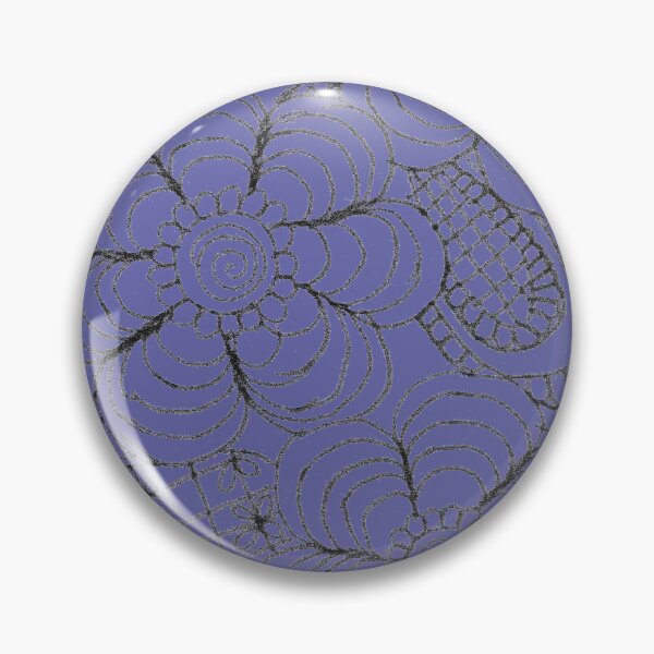 Item preview, Spiral Garden: Abstract Flowers and Delicate Patterns Very Peri designed and sold by SabiCraft.