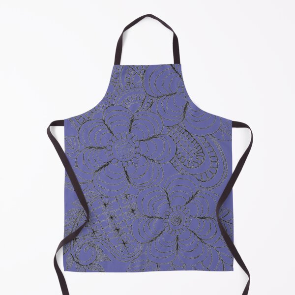 Item preview, Spiral Garden: Abstract Flowers and Delicate Patterns Very Peri designed and sold by SabiCraft.