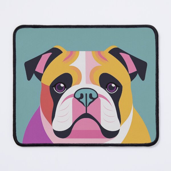 Item preview, Colourful Bulldog Portrait designed and sold by Adam Regester.
