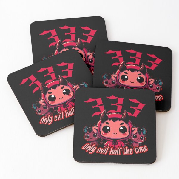 Item preview, Chibi Devil - 333 Only evil half the time designed and sold by Nostalgia Busters.