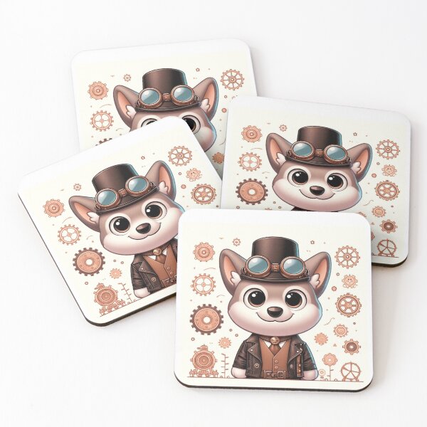 Item preview, Steampunk Canaan Dog designed and sold by Sillytoe.