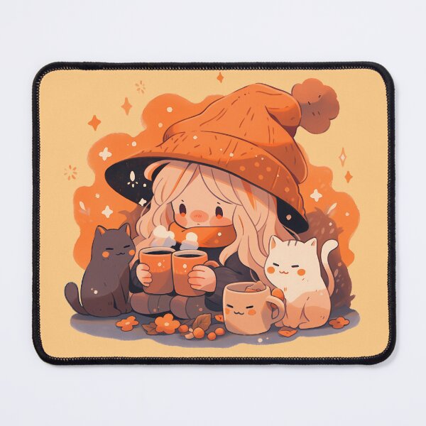 Item preview, Cute Witch Drinking Tea designed and sold by WoollenLlama.