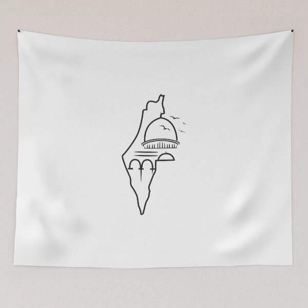 Item preview, Palestine Map Paint Freedom designed and sold by TulipaGraphics.