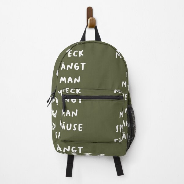 Item preview, "Mit Speck fängt man Mäuse." (With bacon, you catch mice.) | German Phrases | Minimalist Design designed and sold by RM-Journey.