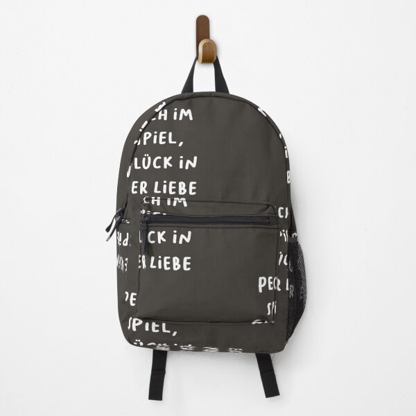 Item preview, "Pech im Spiel, Glück in der Liebe." (Unlucky in gambling, lucky in love.) | German Phrases | Minimalist Design designed and sold by RM-Journey.