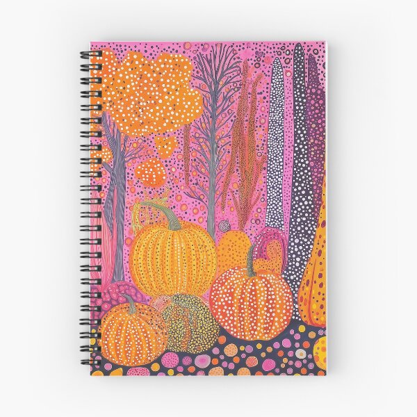 Item preview, Abstract Pumpkin Patch, Neon Pink and Orange designed and sold by Neika Shimm Designs.