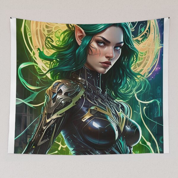 Item preview, Astral Elf - Dark Fantasy Art concept designed and sold by Delerat7.