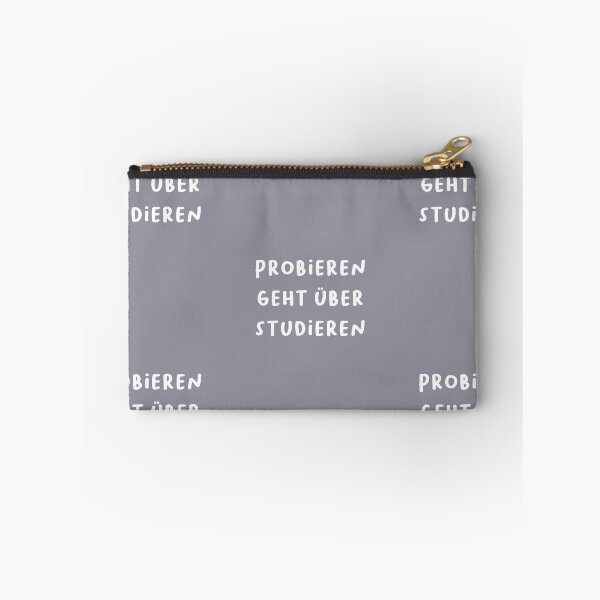 Item preview, "Probieren geht über studieren." (Trying is better than studying.) | German Phrases | Minimalist Design designed and sold by RM-Journey.