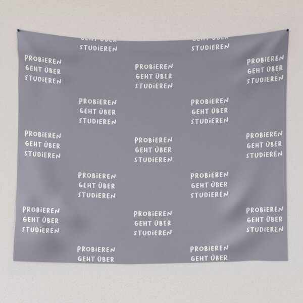 Item preview, "Probieren geht über studieren." (Trying is better than studying.) | German Phrases | Minimalist Design designed and sold by RM-Journey.