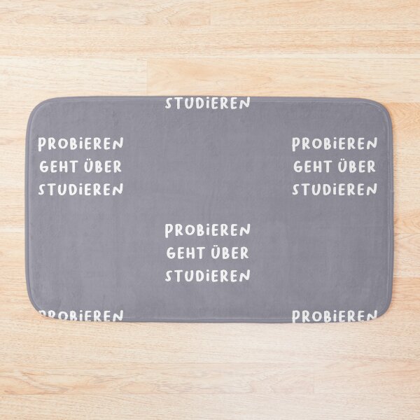Item preview, "Probieren geht über studieren." (Trying is better than studying.) | German Phrases | Minimalist Design designed and sold by RM-Journey.