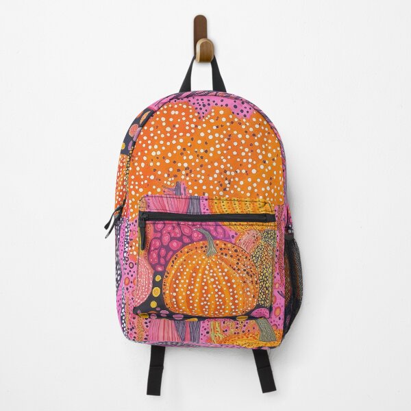 Item preview, Abstract Pumpkin Patch, Neon Pink and Orange designed and sold by Neika Shimm Designs.