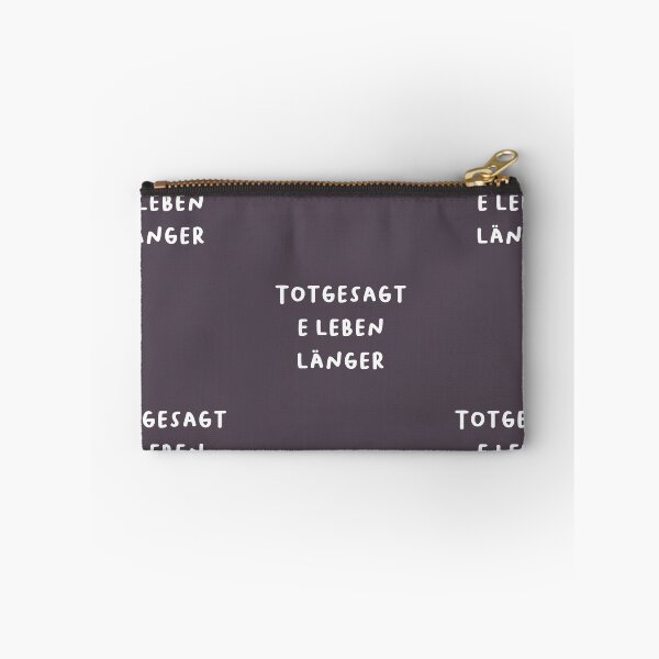 Item preview, "Totgesagte leben länger." (The dead live longer.) | German Phrases | Minimalist Design designed and sold by RM-Journey.