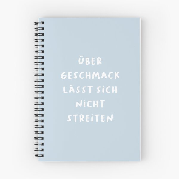 Item preview, "Über Geschmack lässt sich nicht streiten." (There's no arguing about taste.) | German Phrases | Minimalist Design designed and sold by RM-Journey.