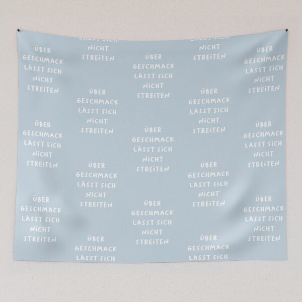 Item preview, "Über Geschmack lässt sich nicht streiten." (There's no arguing about taste.) | German Phrases | Minimalist Design designed and sold by RM-Journey.