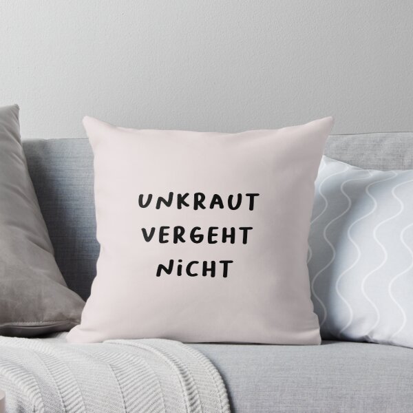 Item preview, "Unkraut vergeht nicht." (Weeds never die.) | German Phrases | Minimalist Design designed and sold by RM-Journey.