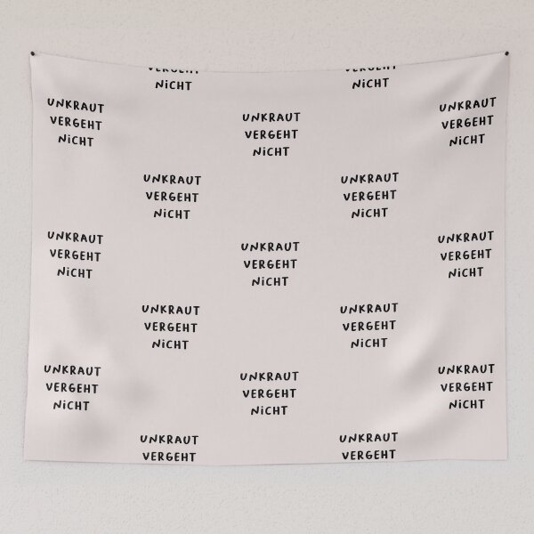 Item preview, "Unkraut vergeht nicht." (Weeds never die.) | German Phrases | Minimalist Design designed and sold by RM-Journey.