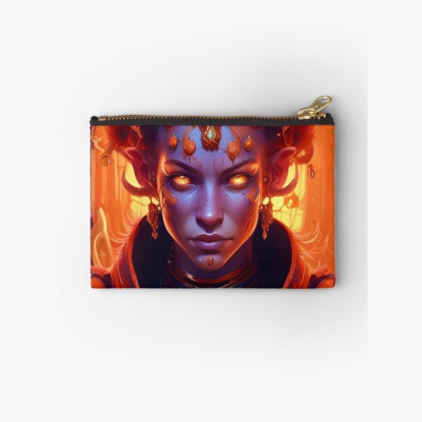 Item preview, Fire Genasi Tiefling - Dark Fantasy Art concept designed and sold by Delerat7.
