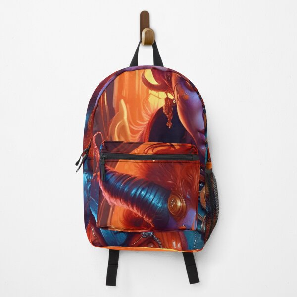 Item preview, Fire Genasi Tiefling - Dark Fantasy Art concept designed and sold by Delerat7.