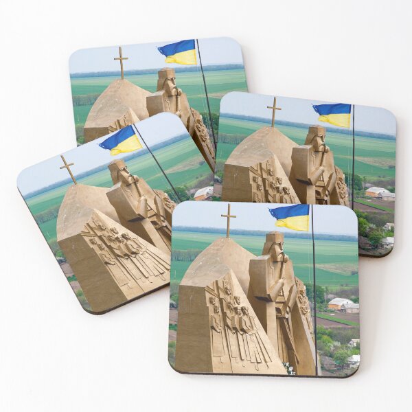 Item preview, Golden statue at the entrance to Khotyn Fortress on the river banks of the Dniester, Ukraine designed and sold by richs85.