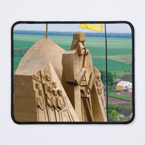 Item preview, Golden statue at the entrance to Khotyn Fortress on the river banks of the Dniester, Ukraine designed and sold by richs85.