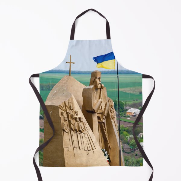 Item preview, Golden statue at the entrance to Khotyn Fortress on the river banks of the Dniester, Ukraine designed and sold by richs85.