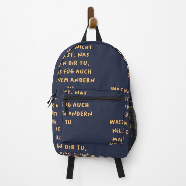 Item preview, "Was du nicht willst, was man dir tu, das füg auch keinem andern zu." (What you don't want done to yourself, don't do to others.) | German Phrases | Minimalist Design designed and sold by RM-Journey.