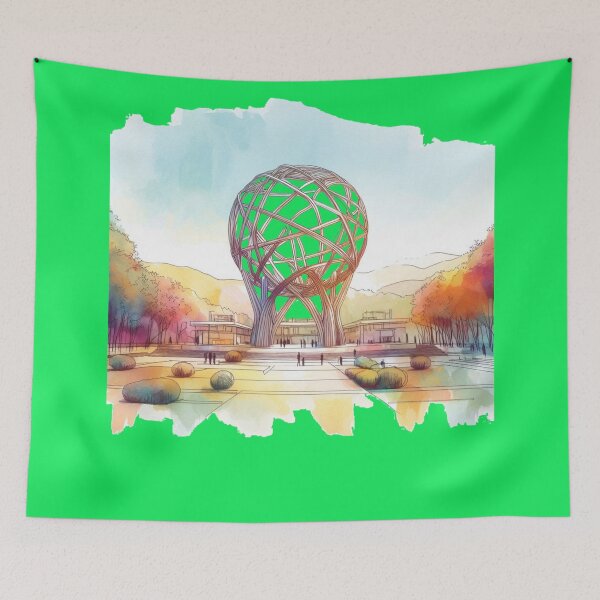 Item preview, DMZ Peace Park 3D Sketch - Symbol of Unity and Peace in Korea,  designed and sold by PaintMeWorld.