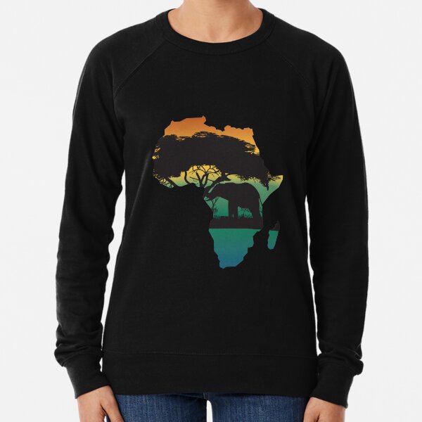 africa continent sweatshirt