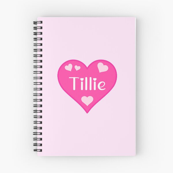 Item preview, Tillie Name Pink Heart  designed and sold by Jeallan Designs.