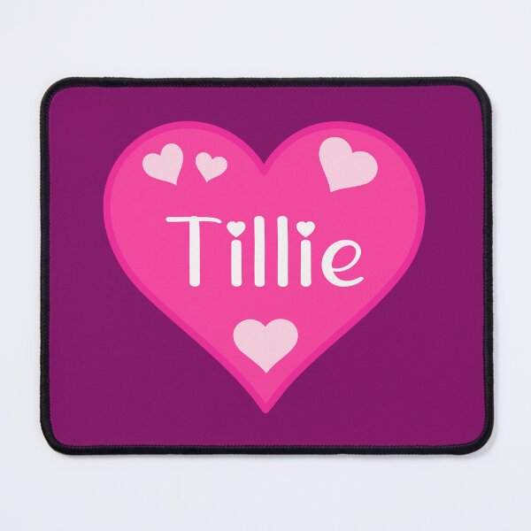 Item preview, Tillie Name Pink Heart designed and sold by Jeallan Designs.