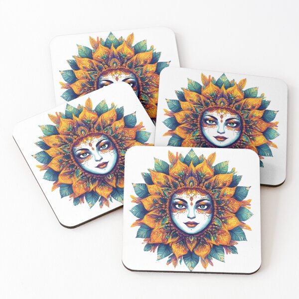 Item preview, Leaf Ray Sun Goddess designed and sold by AnnDesignStudio.