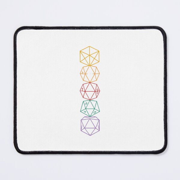 Item preview, Pastel DND Dice Vertical Stack designed and sold by NiftyWrx.