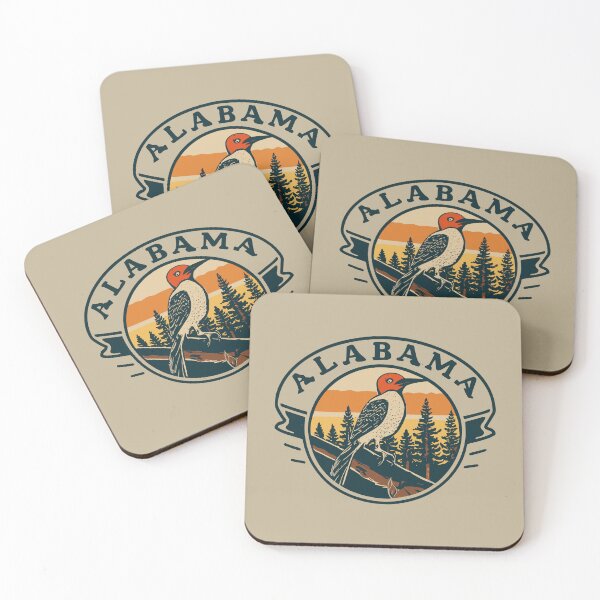Item preview, Alabama - Vintage Sunset - Travel Badge designed and sold by Amazing States of America.