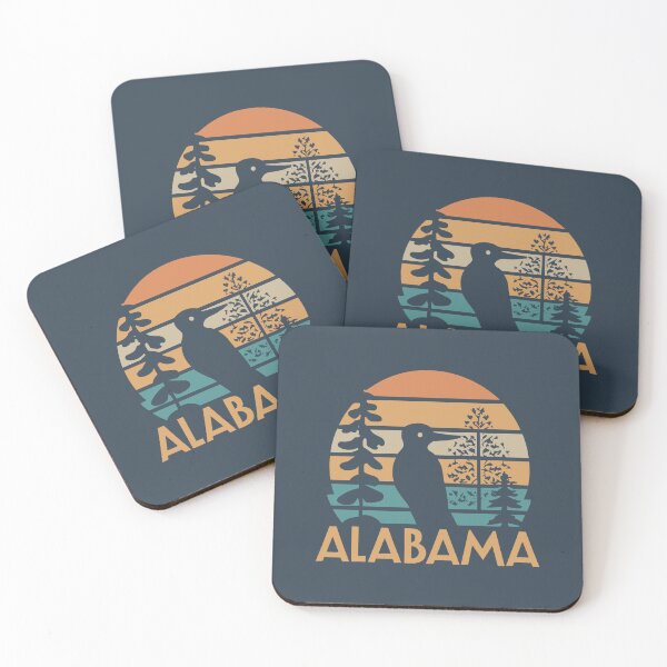 Item preview, Alabama - Vintage Sunset - Travel Badge designed and sold by Amazing States of America.