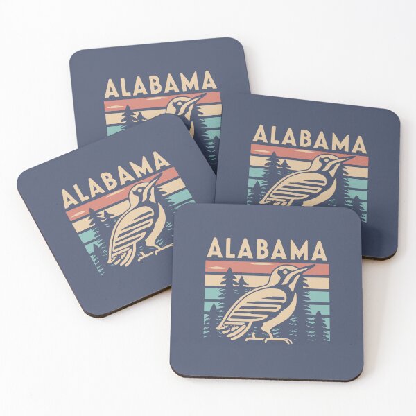 Item preview, Alabama - Vintage Sunset - Travel Badge designed and sold by Amazing States of America.