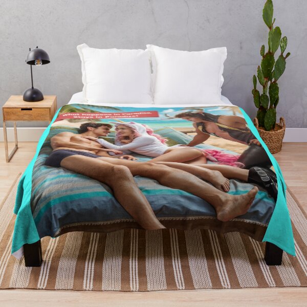 Item preview, What Happens In Paradise Stays - Unicorn - Bull - Aqua designed and sold by JLEmporium.