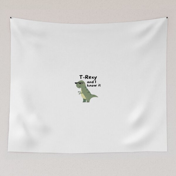 Item preview, T-Rexy and I Know It Dinosaur designed and sold by amandaline.