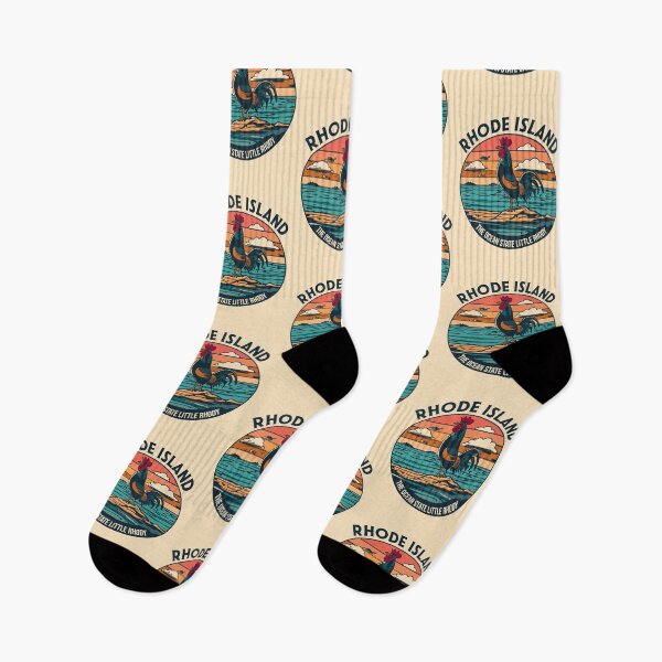 Item preview, Rhode Island - Vintage Sunset - Travel Badge designed and sold by Amazing States of America.