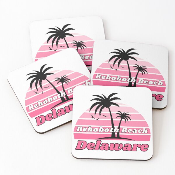 Item preview, Rehoboth Beach Delaware Palm Tree at Sunset designed and sold by karmdaf.