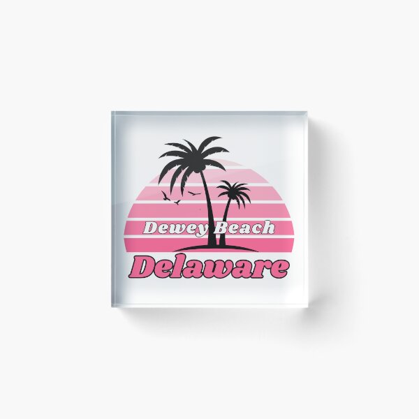 Item preview, Dewey Beach Delaware Palm Tree at Sunset designed and sold by karmdaf.
