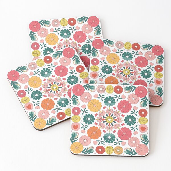 Item preview, Stylized Floral and Heart Crochet Pattern designed and sold by Dshoppin.