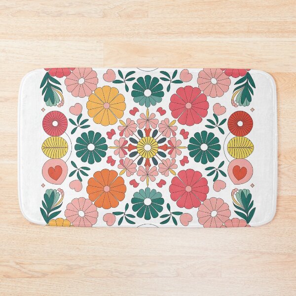Item preview, Stylized Floral and Heart Crochet Pattern designed and sold by Dshoppin.