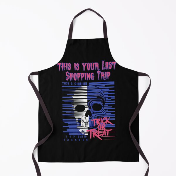 Item preview, halloween design for shop assistants, retail workers, shopers, shopaholic, shopping addict halloween deco, designed and sold by EwaVerse.