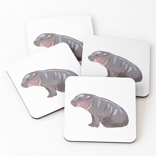 Item preview, Cute baby hippo  designed and sold by Yaragold.