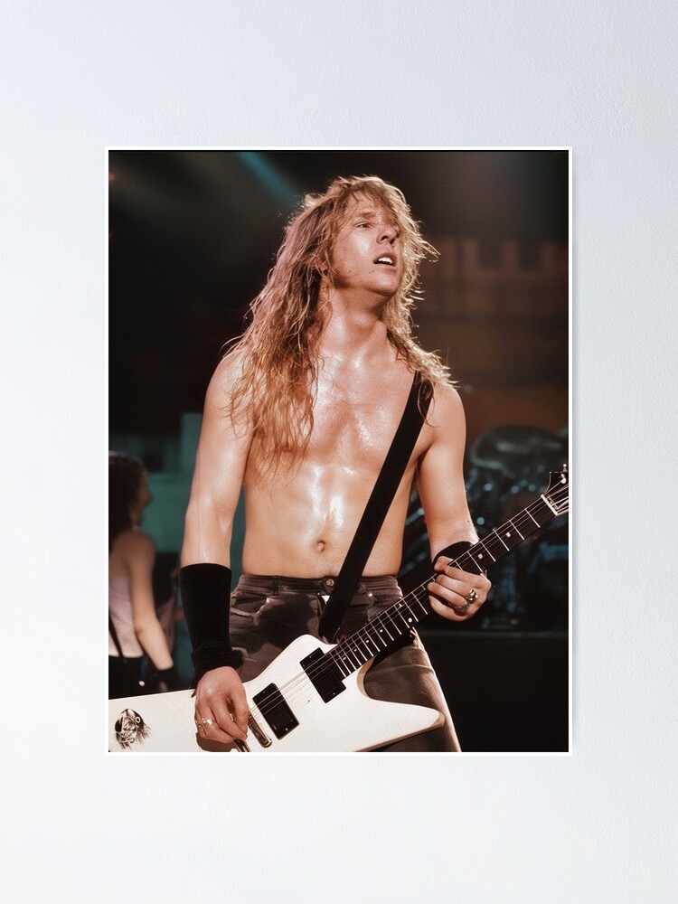 ポスター　ポスター　James Hetfield　James Hetfield Metallica James Hetfield ESP Guitars Promo Poster | eBay