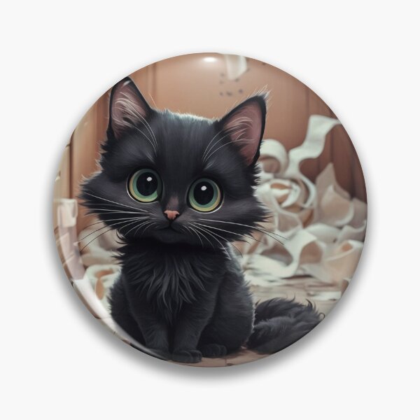Item preview, Messy cat - paper towels  designed and sold by lavka-xd.