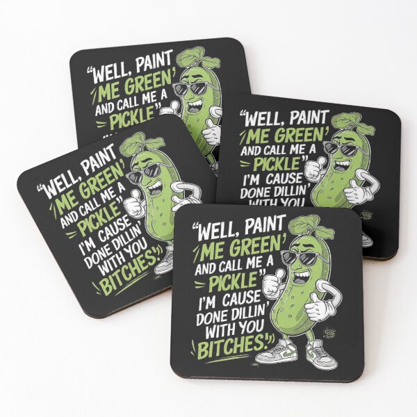 Item preview, Funny Pickle Quote Design - Paint Me Green and Call Me a Pickle designed and sold by love3617.
