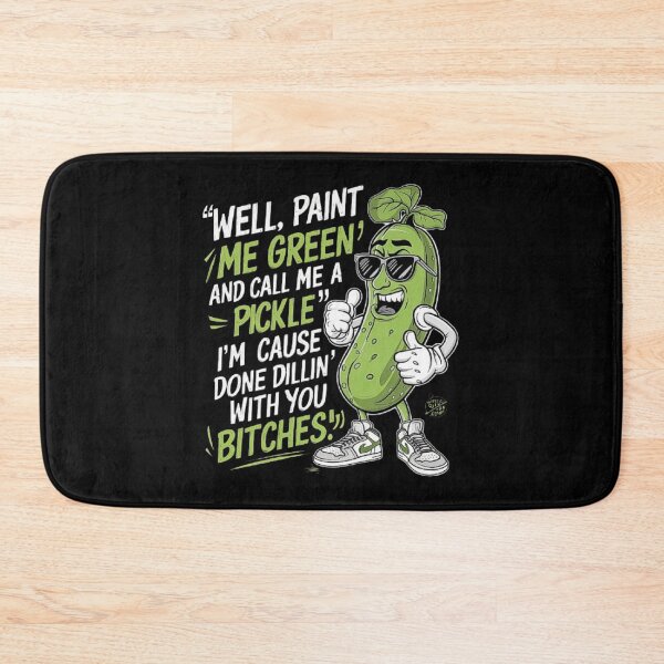Item preview, Funny Pickle Quote Design - Paint Me Green and Call Me a Pickle designed and sold by love3617.