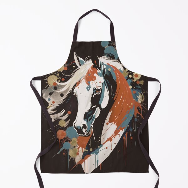 Item preview, Brush Strokes of Power: Abstract Horse Portrait designed and sold by M22--.